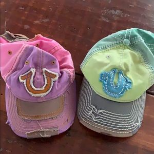 True Religion baseball caps